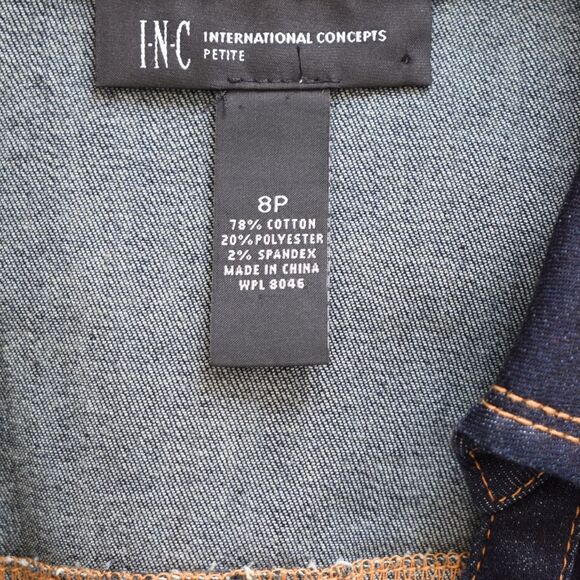 Elegant Black Denim Dress - Picture 6 of 8